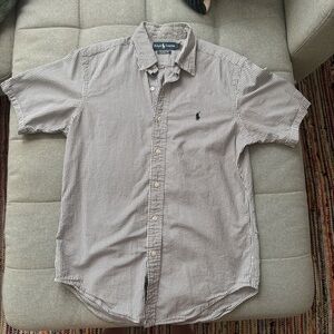 Men's Ralph Lauren Classic Fit Striped Short-Sleeve Shirt